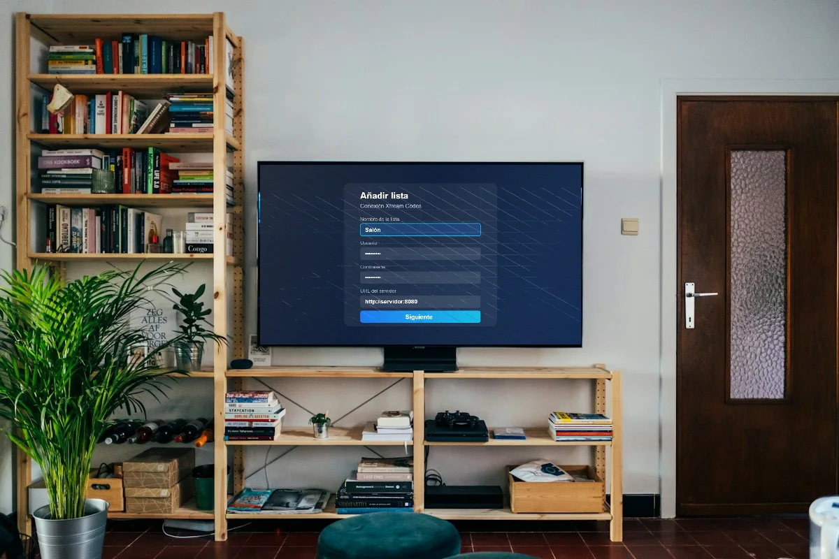Cargar la lista M3U o Xtream Codes en una Smart TV