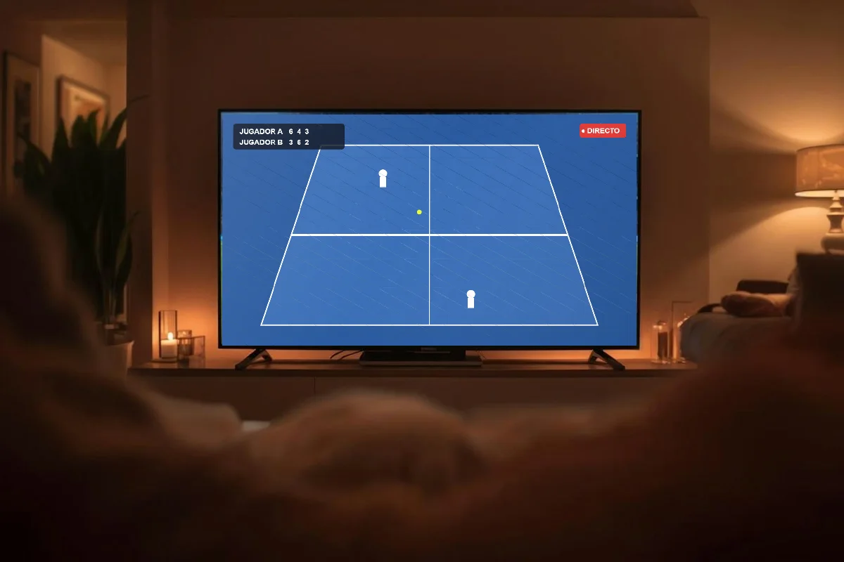 Tenis en directo con la suscripción IPTV